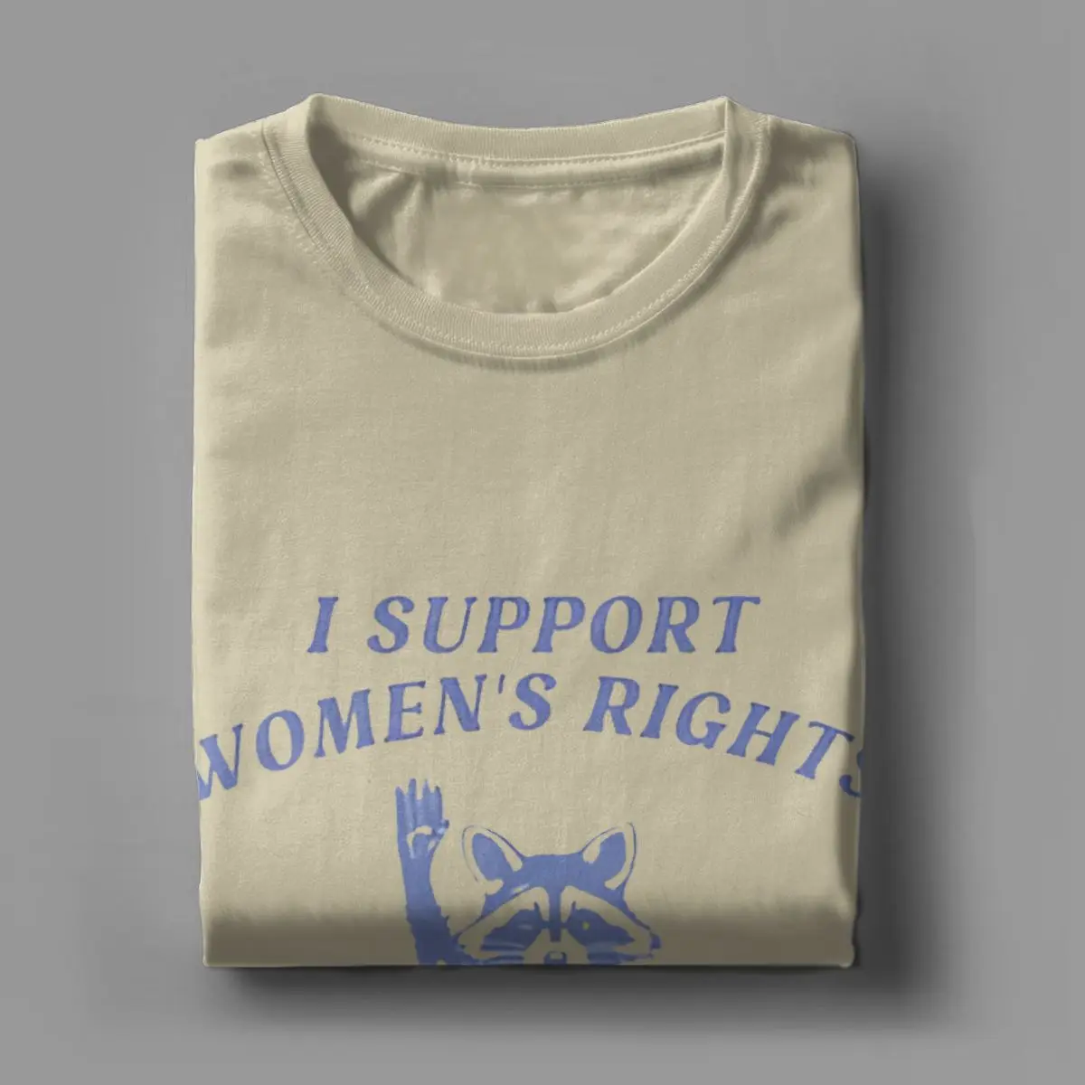 Männer Frauen Ich unterstütze Frauenrechte und falsche T-Shirt Weibliche Empowerment Reine Baumwolle Kleidung Lustiges T-Shirt Bedruckte T-Shirts