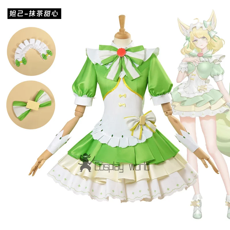 costume-de-cosplay-honor-of-kings-daji-matcha-cherie-uniforme-de-fete-anime-vetements-de-jeu-de-role-d'halloween