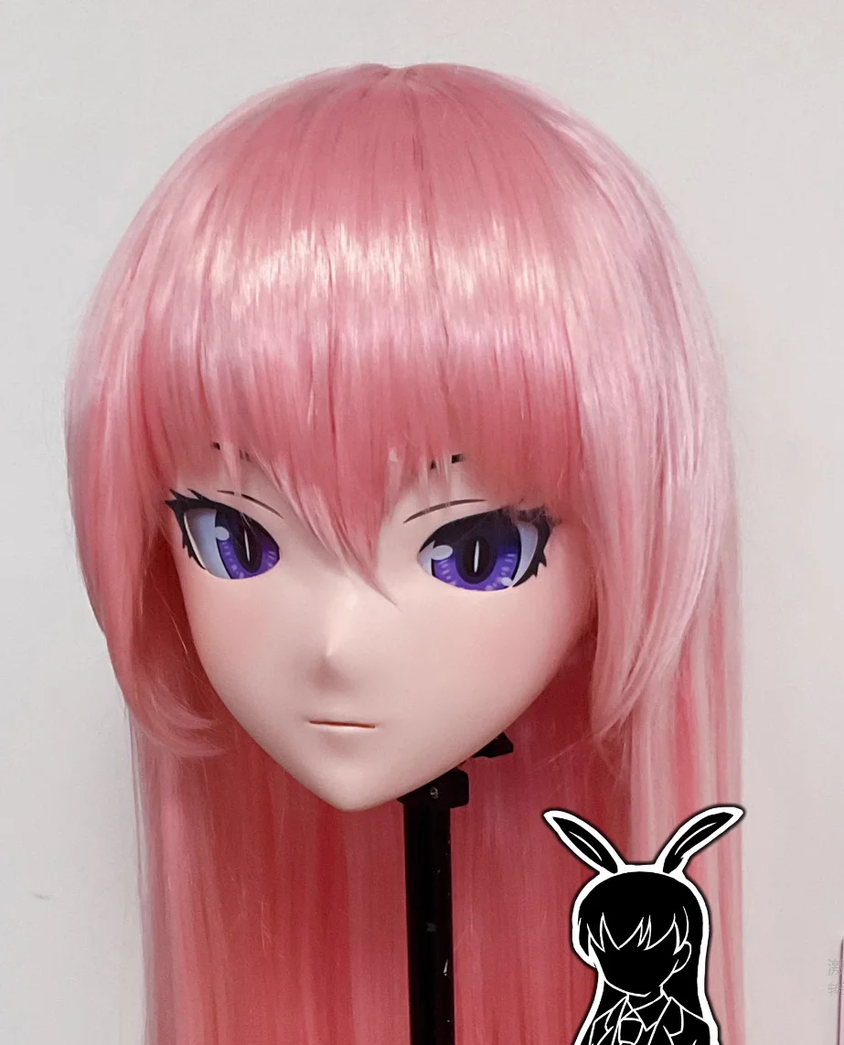 

(RB24014)Customize Full Head Quality Handmade Female/Girl Resin Japanese Anime Cartoon Character Kig Cosplay Kigurumi Mask