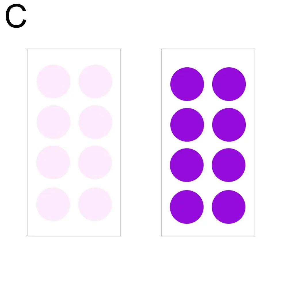 Uv Detectie Patches Uv Test Stickers Voor Zonnebrandcrème Zonnige Detectie Patch Zonbescherming Herinnering Veilige Zonnige Patch B7m7