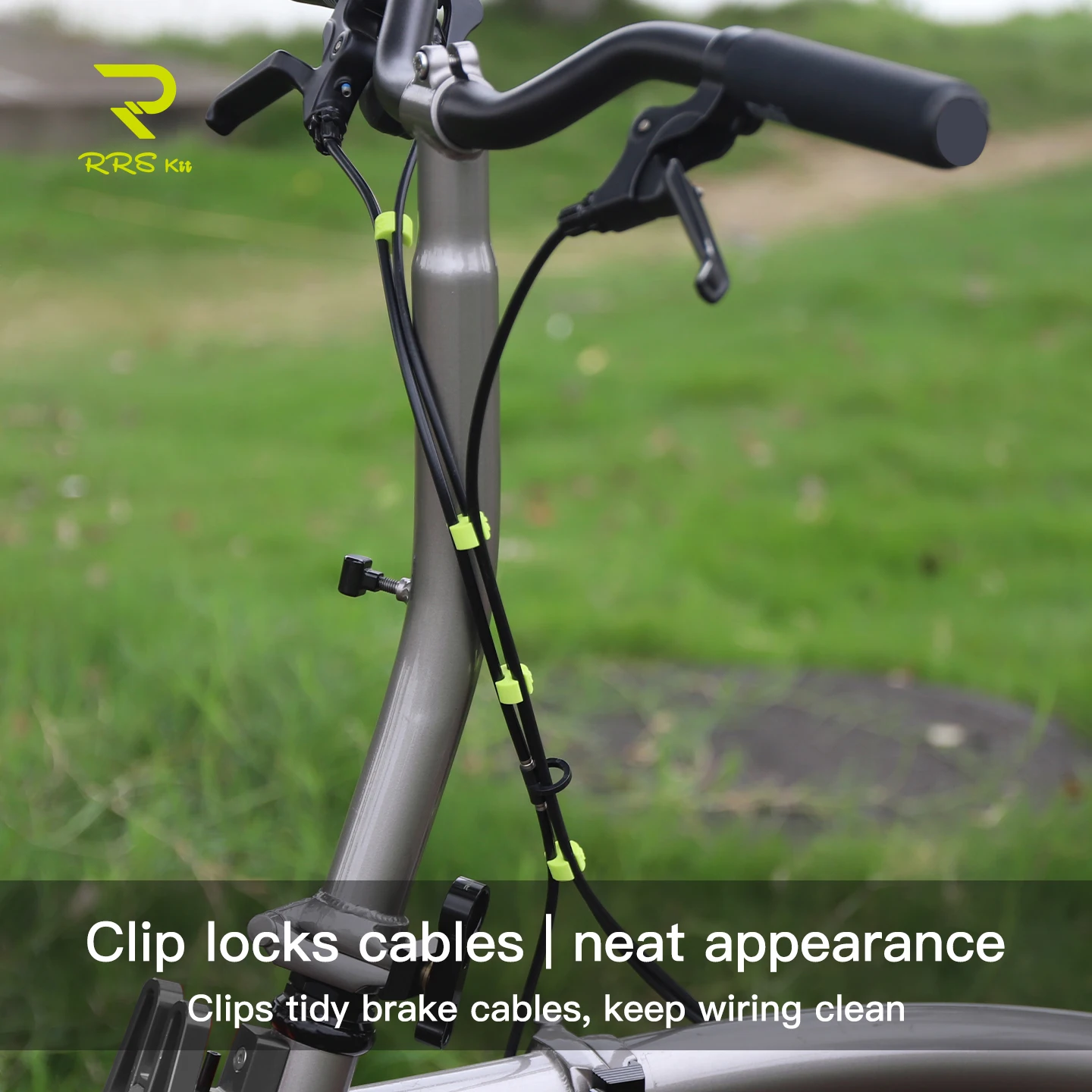 RRSKIT Bicycle Brake Cable Clip Bicycle Brake Line Lock Buckle Bike Brake Cable Storage Clip For 5mm Brake Cable Housing