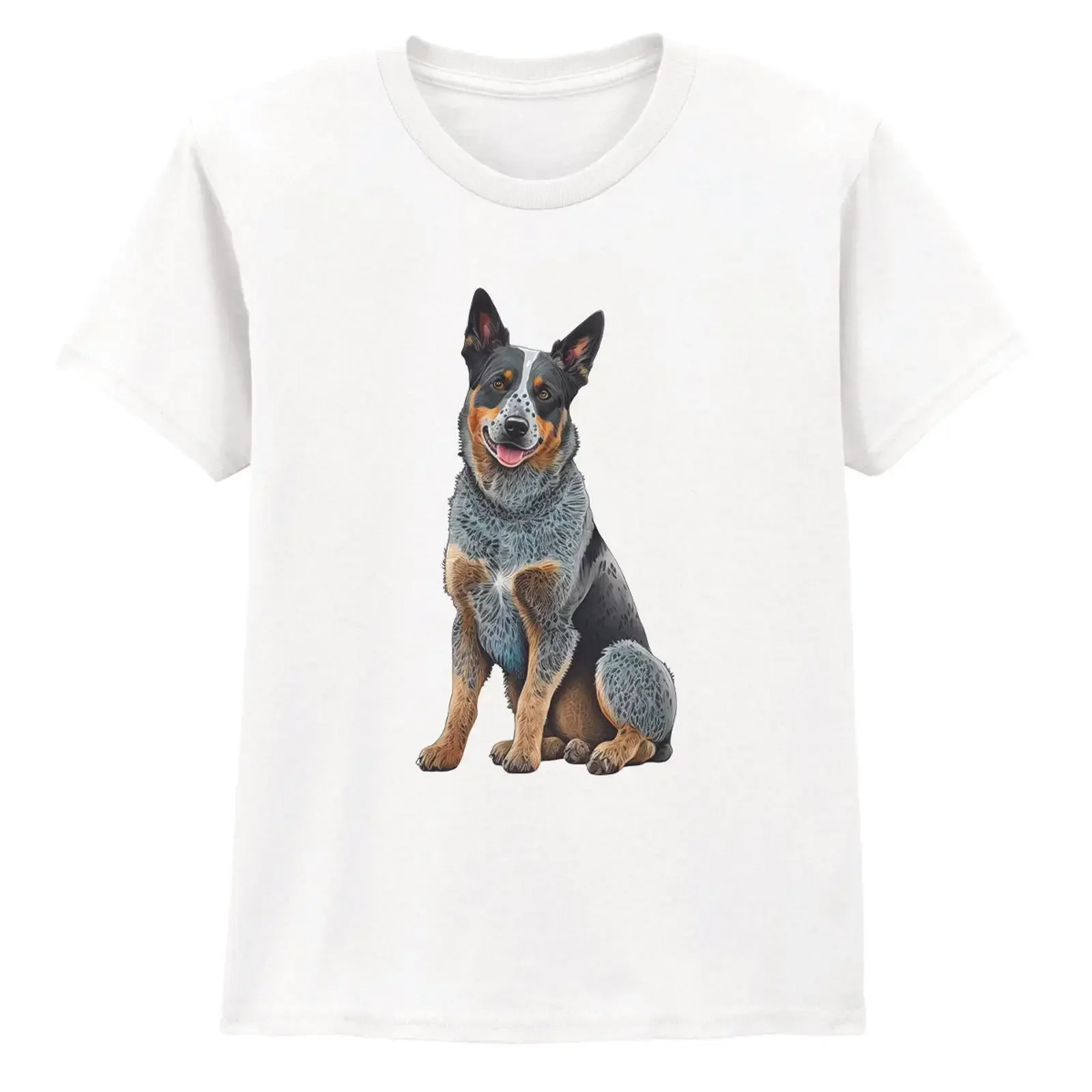 Australian Cattle Dog Blue Heeler Tiere Kinder T Shirt Hundeliebhaber vintage Washed Unisex streetwear Comfortable homme