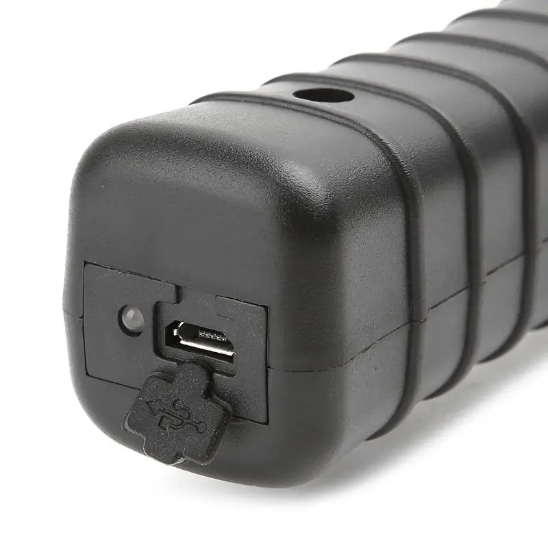 Lâmpada reparo luz trabalho recarregável USB portátil com ímã gancho 34 LE