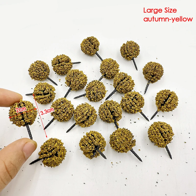 100 pz/borsa 3 cm simulazione cespuglio albero modello cespuglio modello albero paesaggio vegetazione decorazione treno ferrovia layout ferroviario