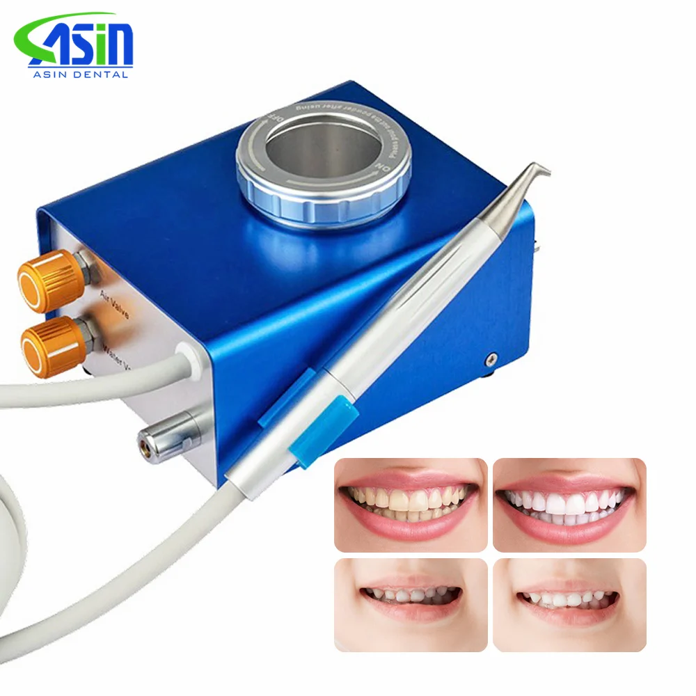 Dental Air Flow Air Prophy Machine Dental Lab Cleaning Air Water Prophy Polishing Sandblasting Machine