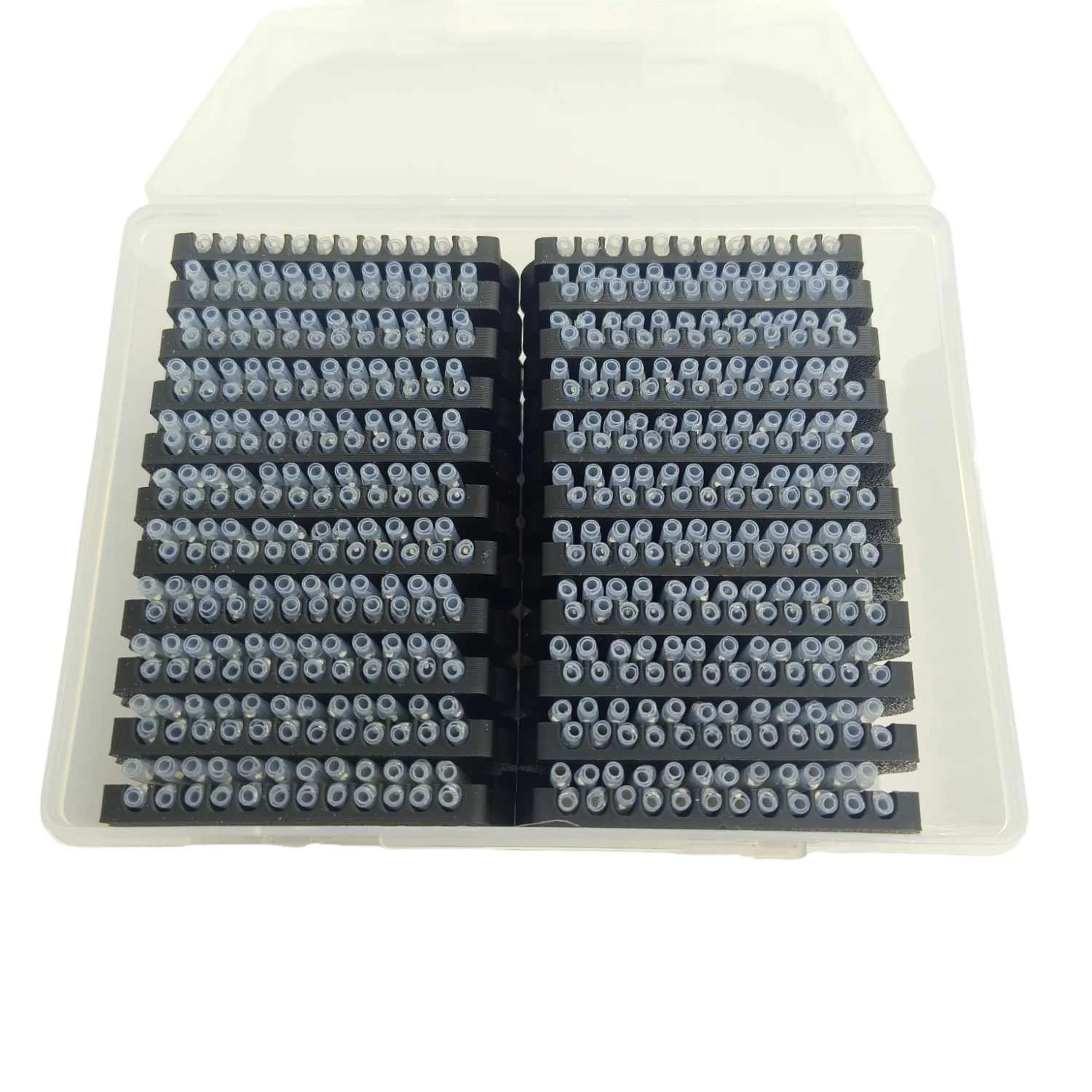 Heat Shrink Tube Fiber Threading Board, Heat Shrink Tube Fiber Threading Auxiliary Tool Tube Clamp Set Fiber Threading Board