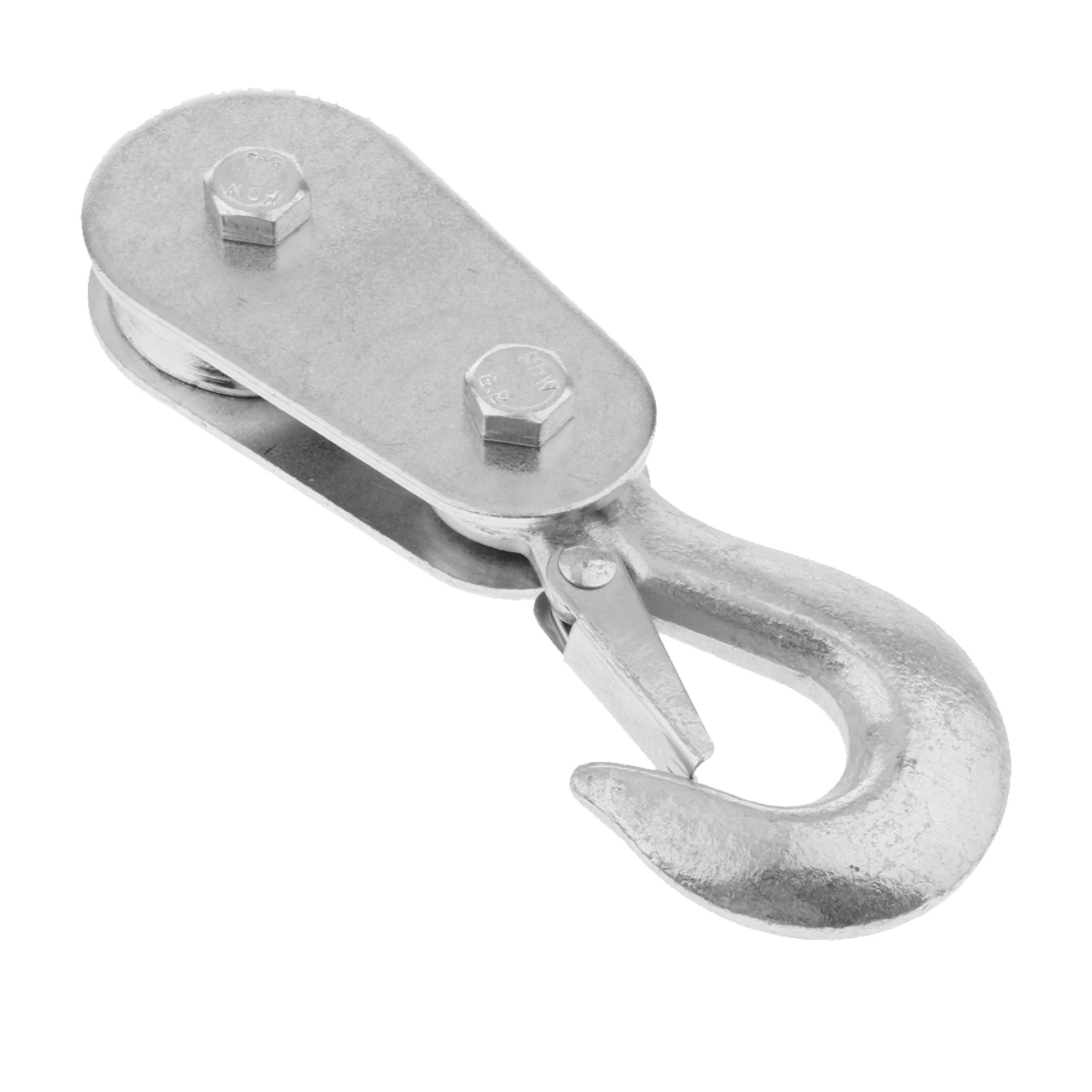 2 Ton Snatch Block Wire Rope Lifting Pulley with Hook for UTV ATV Quad Bike Motocross 2T Snatch Block Snatch Block Pulley Hook