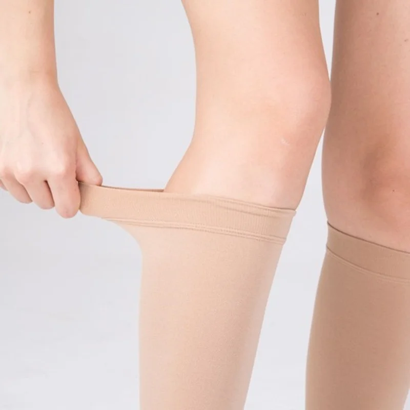 Chaussettes de Compression pour hommes, 2 pièces, prévient les varices du mollet, les douleurs, chaussettes amincissantes pour les Sports de plein air