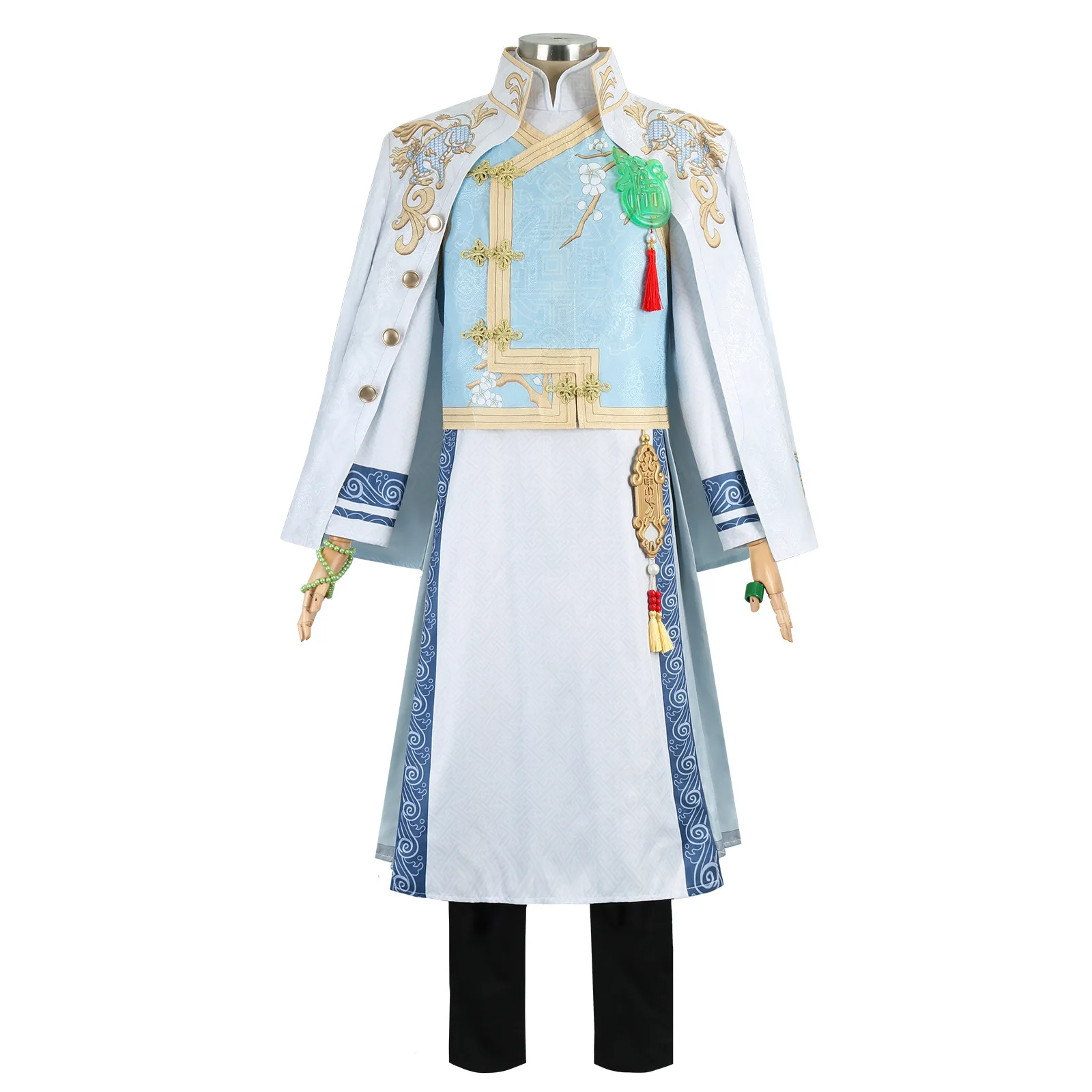 قبعات تنكرية أنيمي ، لعبة الشخصية الخامسة ، حارس أبيض ، حارس أسود ، تاجر كيلين ، Mr.Xie