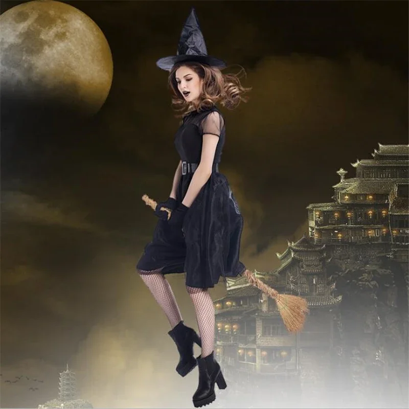 Classic Black Witch Womens Costume