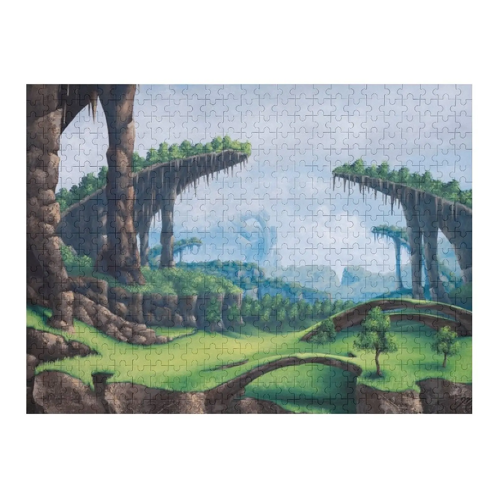 Puzzle plaine pastorale, cadeaux personnalisés pour enfants, jouet pour bébé, Puzzle personnalisé