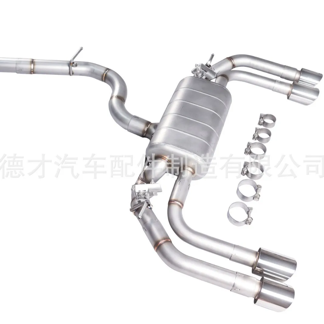 아우디 S3 2.0T 차량에 GFC 중간 및 테일 전자식 밸브 배기 사운드 시스템 업그레이드 및 개조 배기 파이프 장착에 적합합니다.