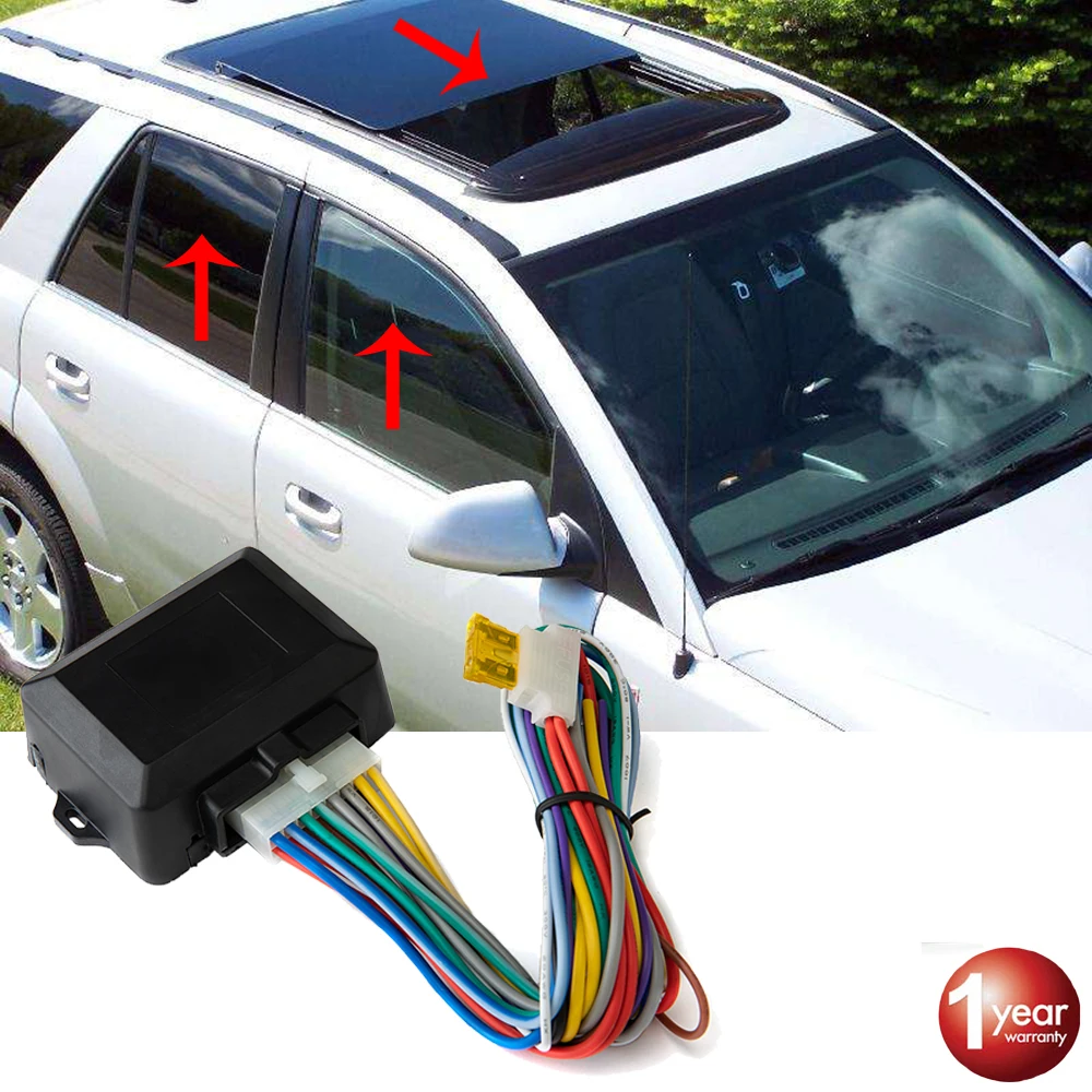 Car Power Window Closer For 4 Doors Auto Close Windows Remotely Module Alarm System Accessories