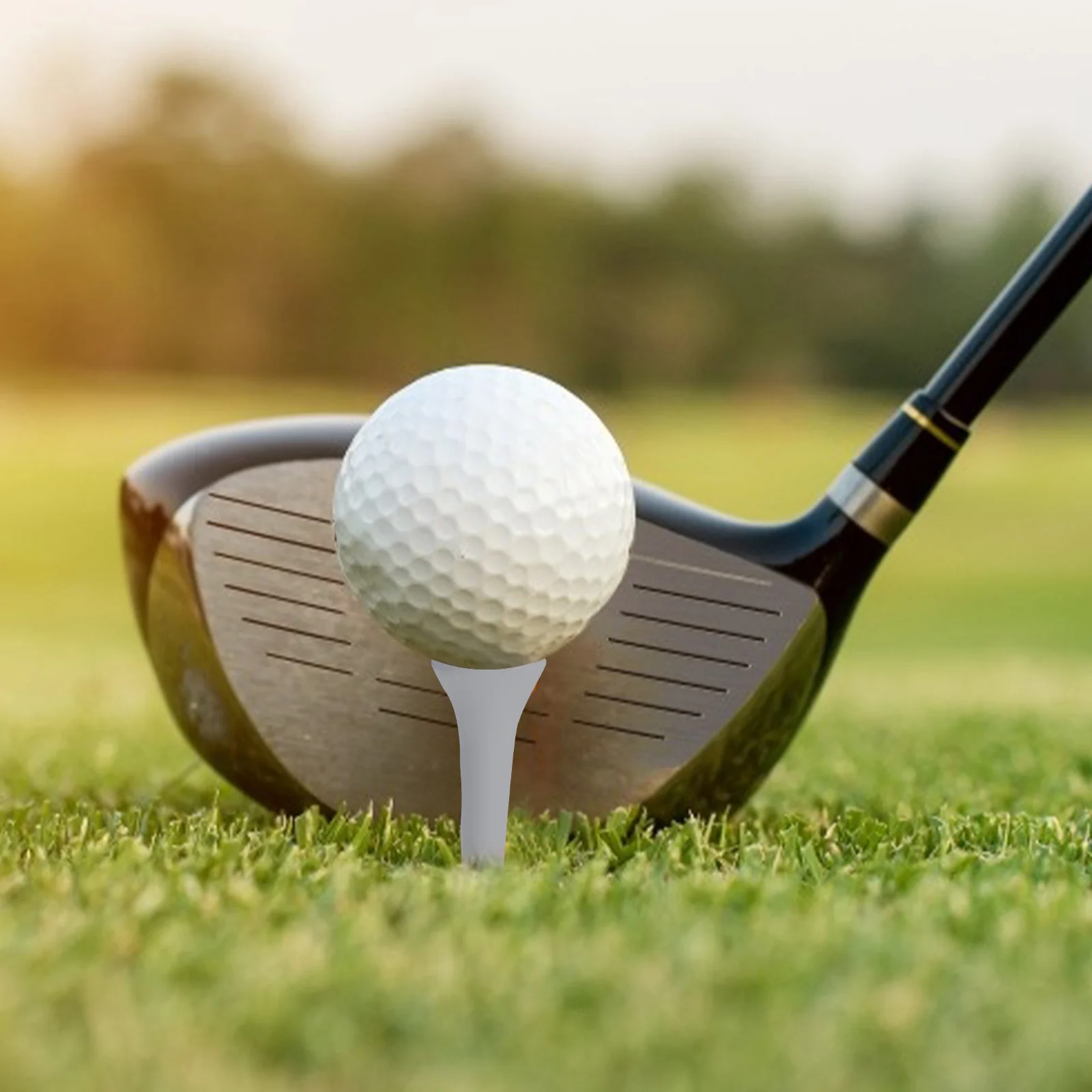 2 قطعة من البلاستيك عالي الجودة تي شيرتات جولف موثوقة قوية حامل كرة جولف حامل رف لملحقات التدريب على ممارسة القيادة #5