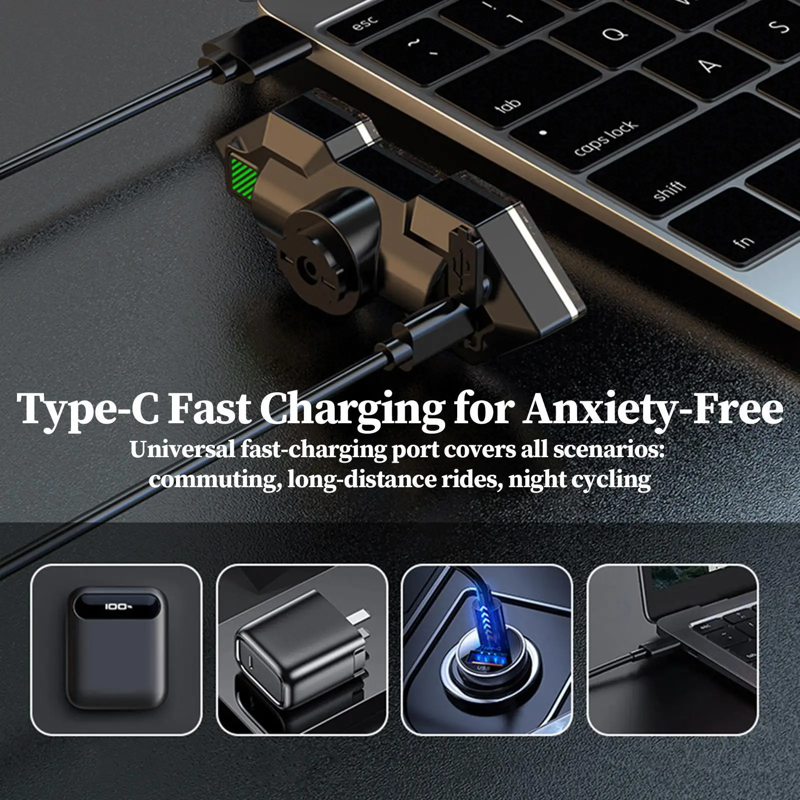 

Brake Sensing Tail Light Rechargeable Bright Brake Sensor Bicycle Taillight Night Cycling Bikes Warning Light for Road Mountain