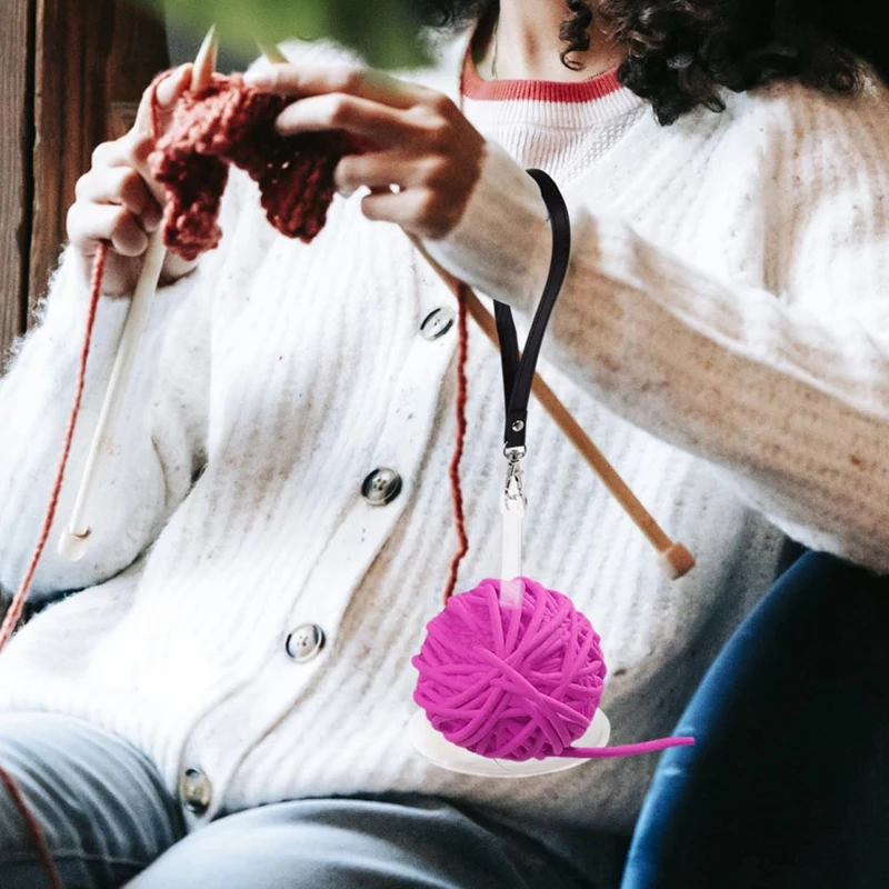 Portable Wrist Yarn Holder For Knitting Crochet Frame Prevent Yarn Tangling Presents For Craft Lovers Durable Easy Install