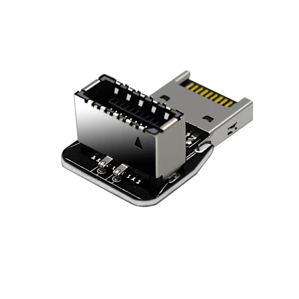 Тип-E 90-градусная материнская плата компьютера USB3.1 10G Передняя установка Type-C Адаптер разъема проводного преобразователя