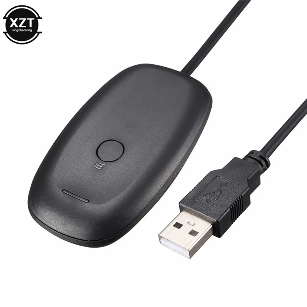 Schwarze Farbe drahtloser Gaming-Empfänger USB-Controller Gamepad-Konverter PC-Adapter für Xbox 8/10 für Xbox360 Windows XP/7/