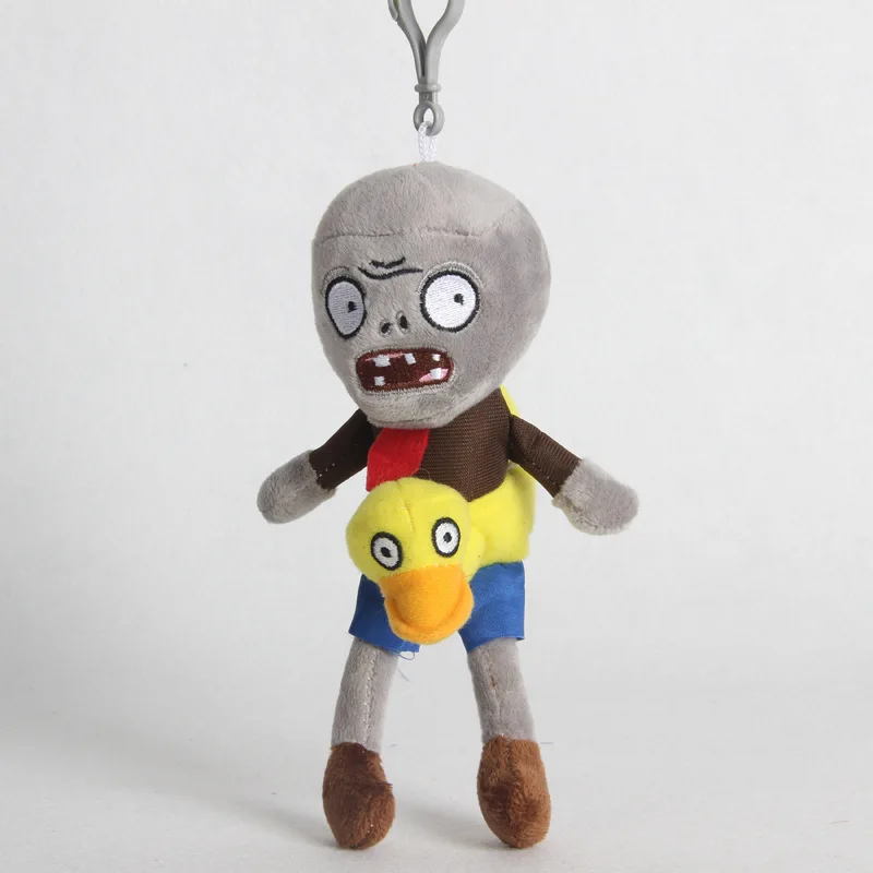Llavero de peluche suave de las plantas contra los zombis, figura de peluche adorable, adorno para bolso, llavero para mochila, regalo.