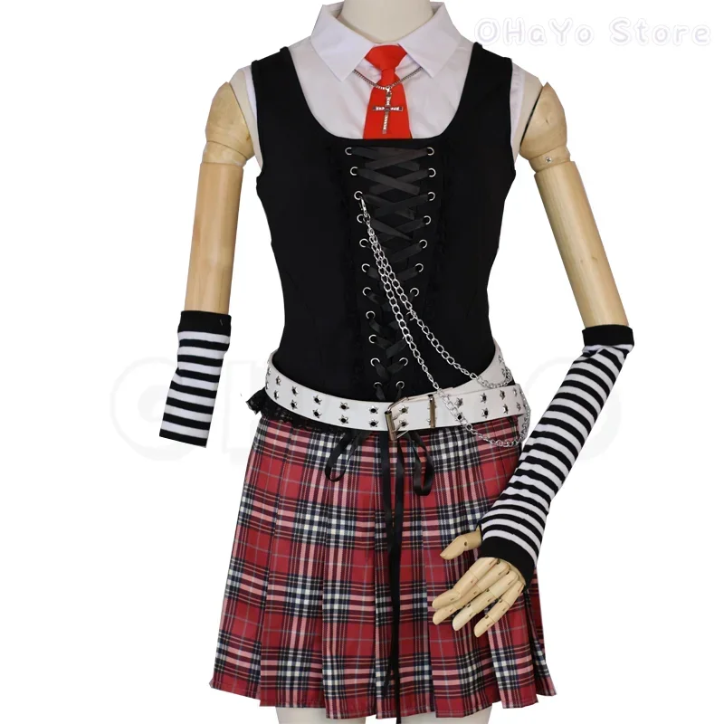 EE01 زي الموت التأثيري ميلا أماني كوسبلاي دلبوت ملاحظة فستان مثير يومي قلادة التسامي Y2K الزي الرسمي للهالوين & 0Ww