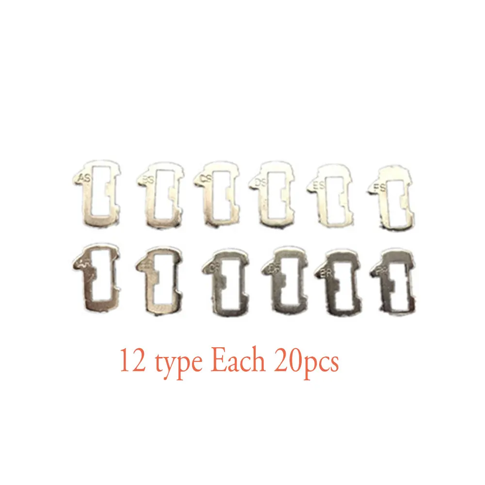 200Pcs VA2T VA2 Car Lock Reed Lock Plate for Peugeot Citroen Lock Plate 12 Types Each 20pcs Brass Car Lock Repair Accessories