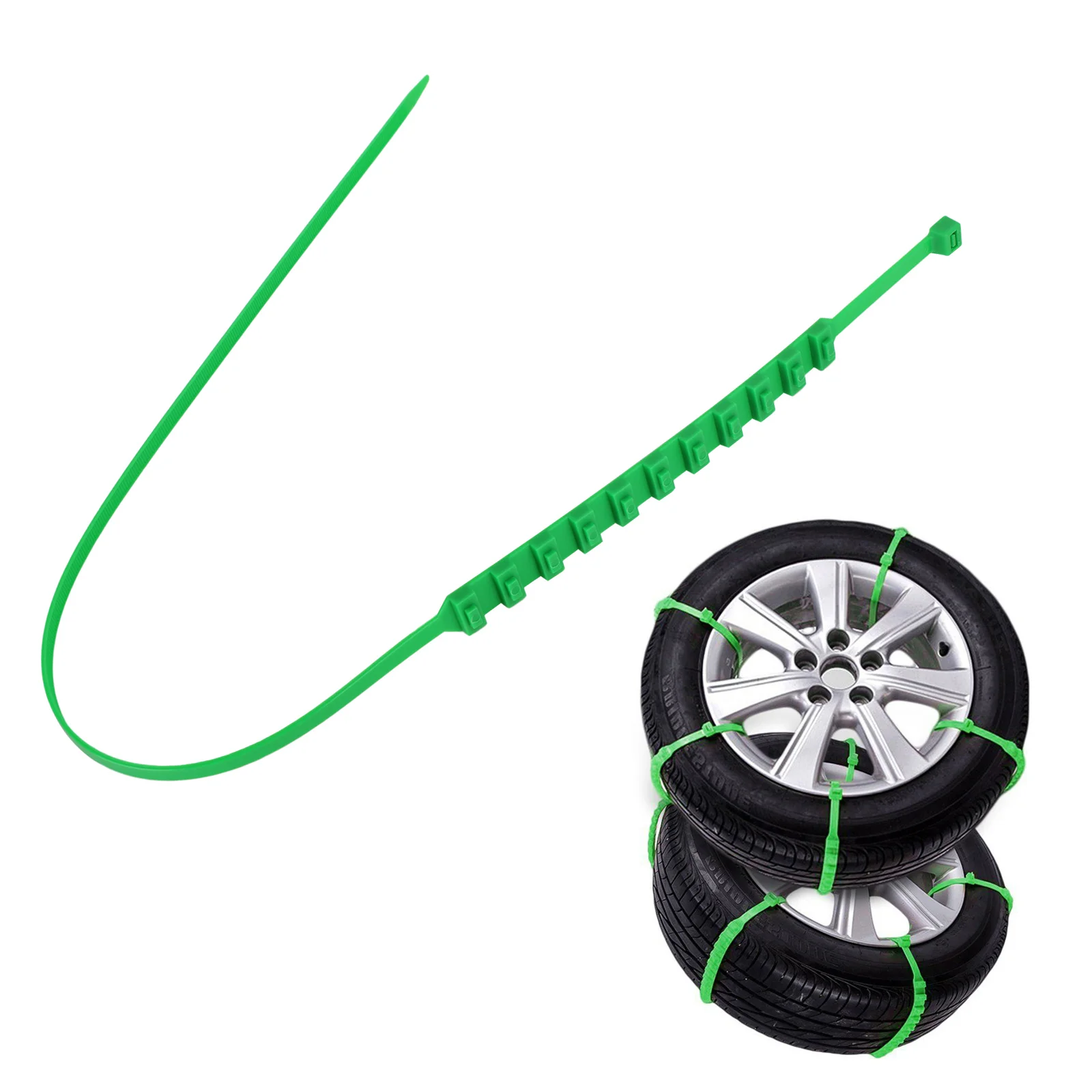 Darupsun 10PCS Snow Tire Chain Anti-Skid Belt for Car Truck SUV Emergency Winter Driving