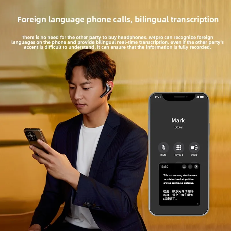 Simultaneous translation Headphones Simutaneous interpretation Real-time conversation