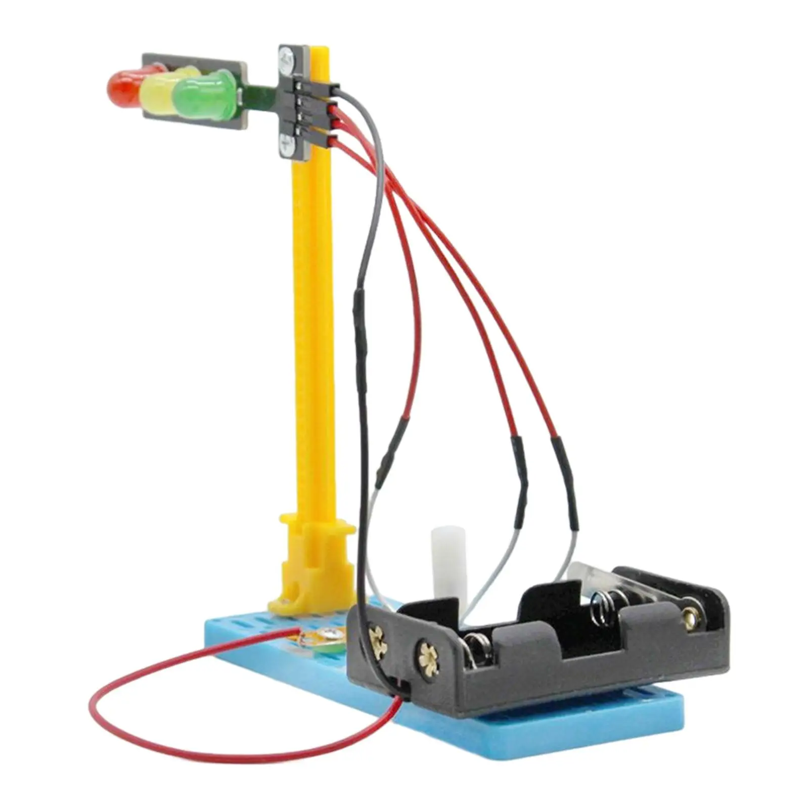 Macchina per tessitura fatta a mano Semaforo assemblato fai-da-te Giocattolo Esperimento di fisica educativo per bambini che imparano e giochi sensoriali