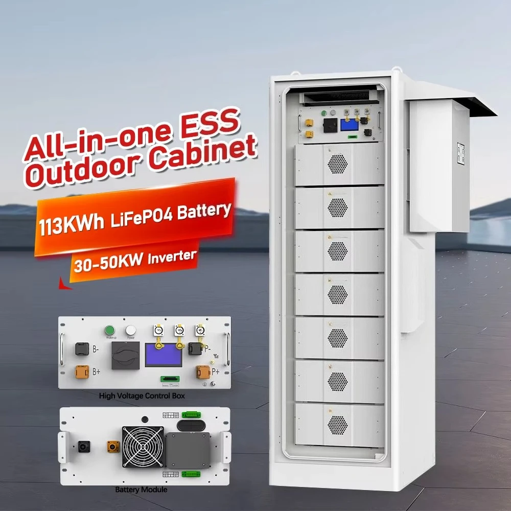 Solar Photovoltaic Energy Conversion System Outdoor Cabinet	113kwh Renewable Energy All in One