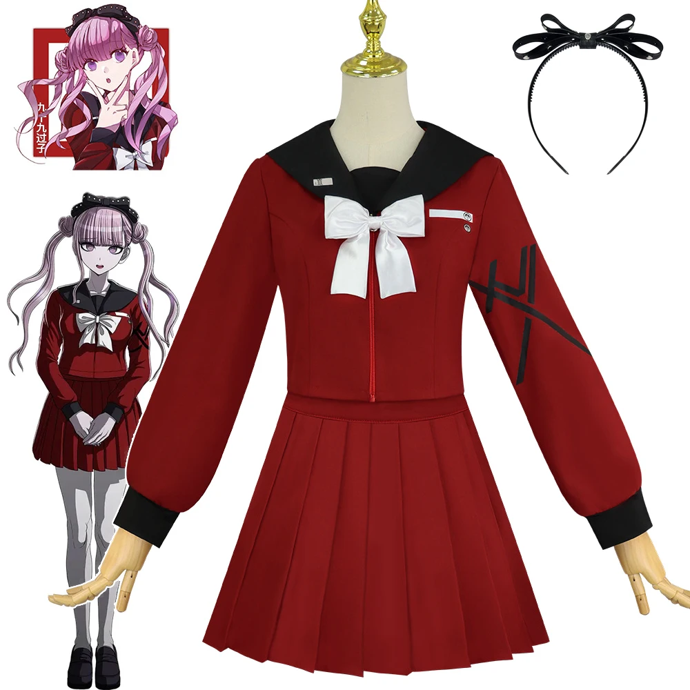 

Tsukumo Kako Cosplay Costumes Game The Hundred Line Role Play Uniform Halloween Carnival Party Dressing For Women
