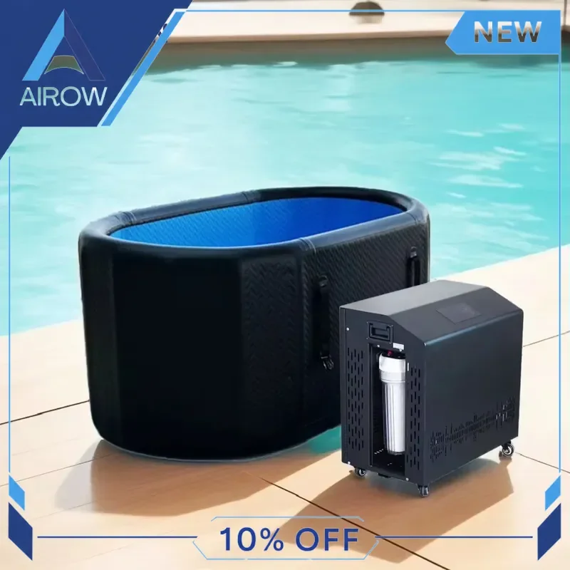 for Commercial Outdoor Ice Bath Tub with Chiller Filter Acrylic Cold Plunge Pool for Athletes Muscle Recovery Fitness Spa