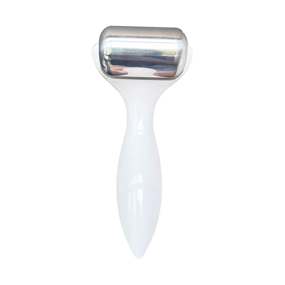 2024 New Arrival Stainless Steel Contour Ice Roller Face Eye Puffiness Relief Jawline Lifting Anti-Wrinkle Facial Massage Tool