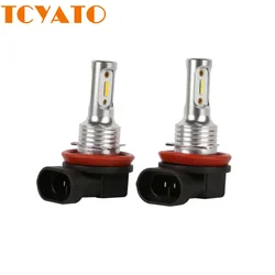H7 LED Headlight Bulbs High Low Beam 6000K Super White Lights Car Fog Lights Auto DRL H4 H8 H8 H111860 Chips 12V 24V 80W