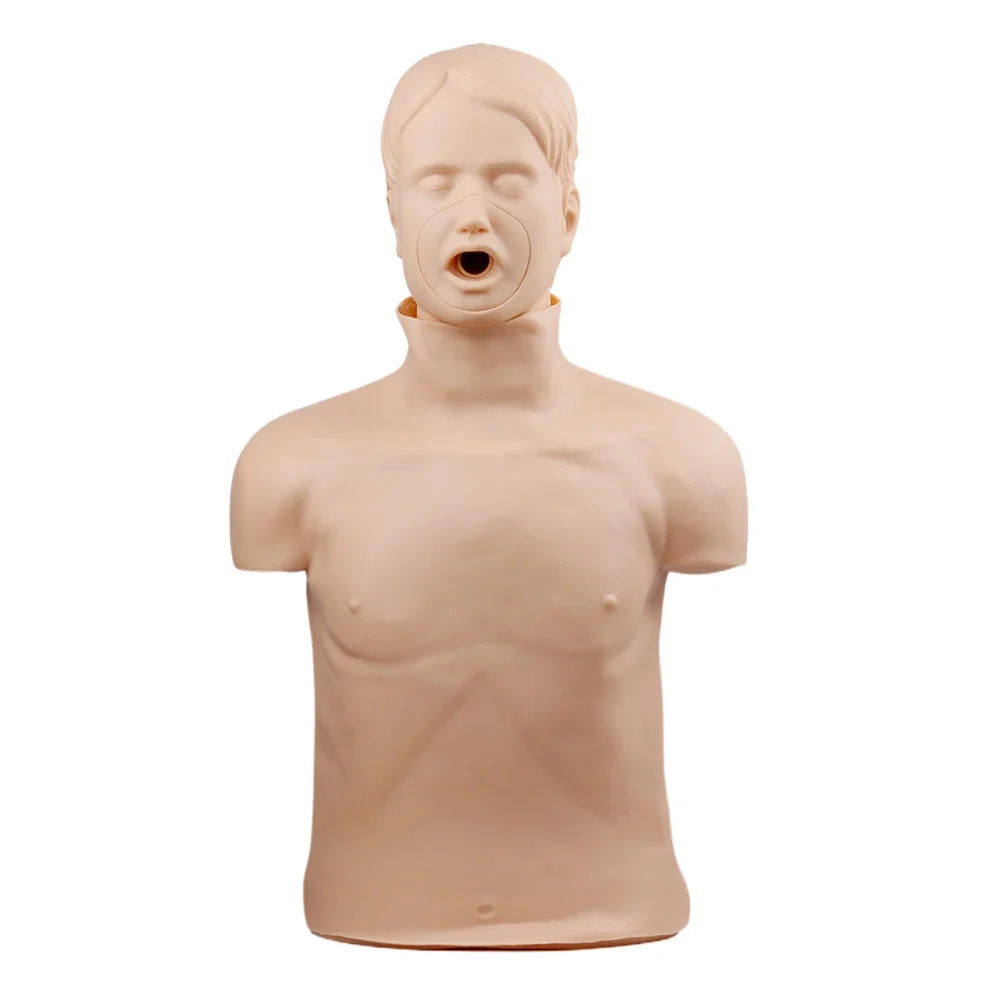 Human Obstruction Model & Chocking Dummy,Half Body CPR Training Manikin,Adult Heimlich Maneuver Simulator