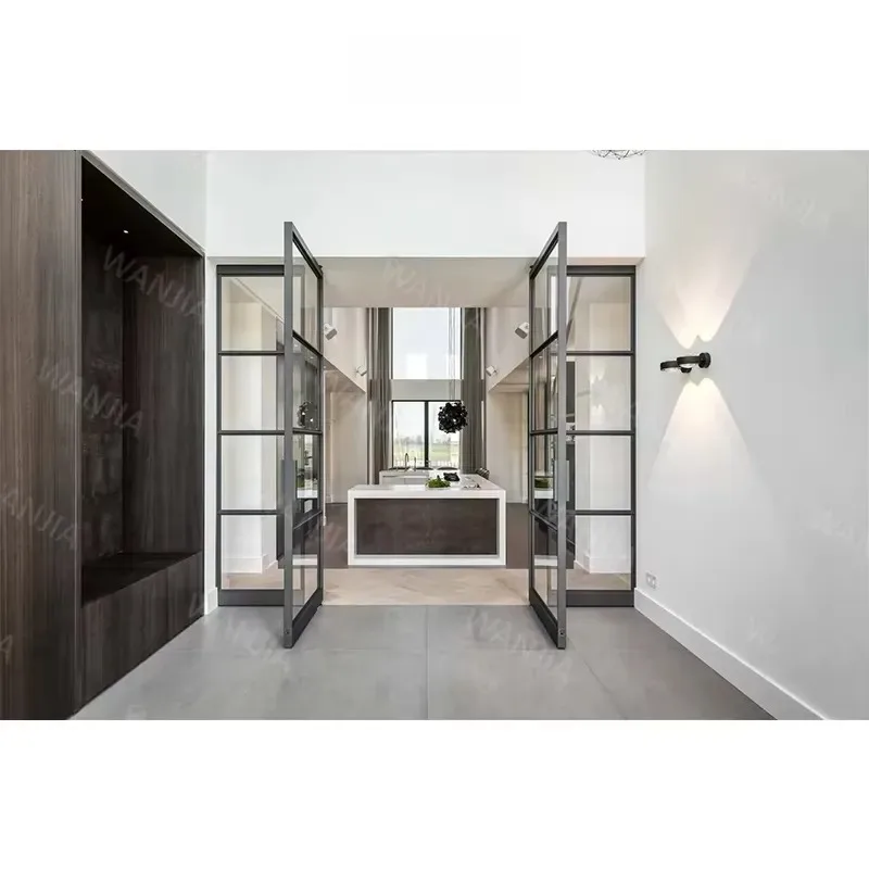Wanjia new spring revolving door entrance revolving glass door household modern revolving door