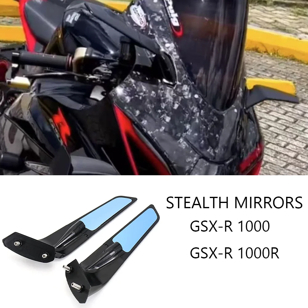 

for Suzuki GSX-R 1000 Accessories Adjustable Winglet GSX-R 1000R Stealth Mirrors GSXR1000R GSXR Rear Mirror Parts