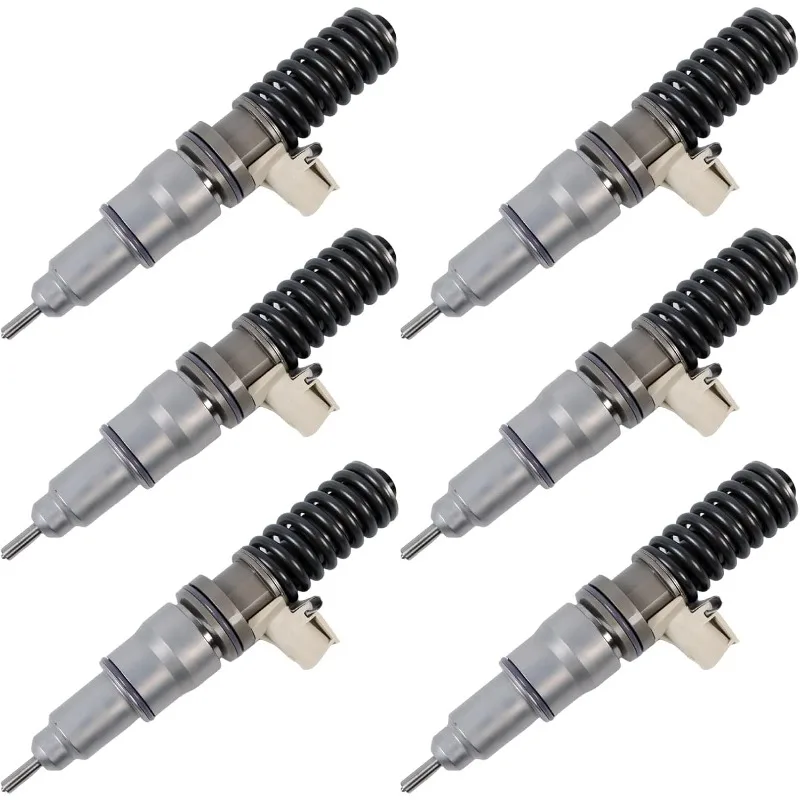 

6PCS 21246331 85000910 85003110 Fuel Injector Unit For Volvo D11 MD11 D11F 13.0L Mack MP7 MP8 Penta GU613 GU713 Trucks