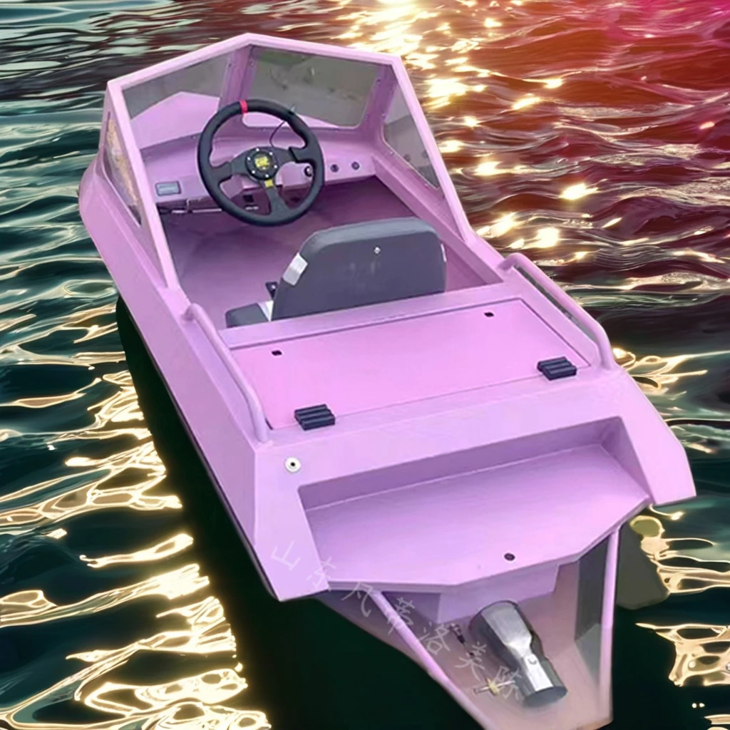 Mini High Speed Yacht Jet Boat, Industrial Power Component Compact Structure For Outdoor Leisure Water Recreation view 4