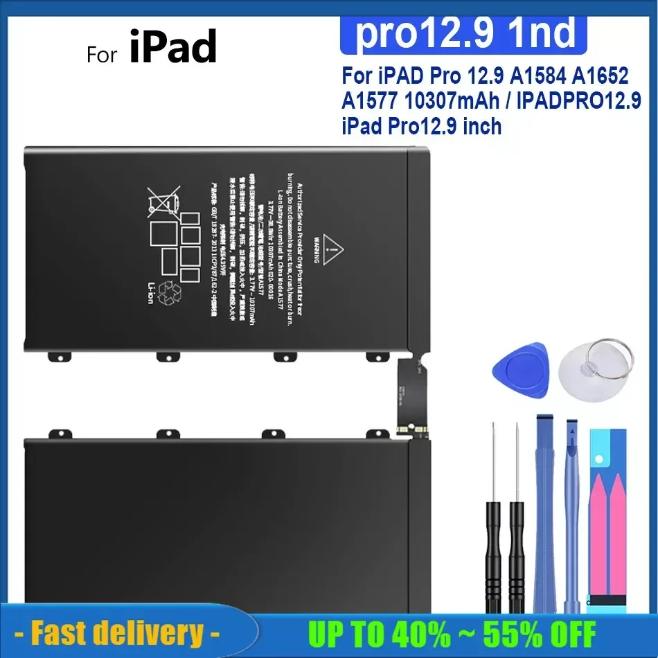 

Pro12.9 1st 10307mAh High Quality Replacement Tablet Battery For Apple IPad Pro 12.9 A1584 A1652 A1577 Rechargeable Batteries