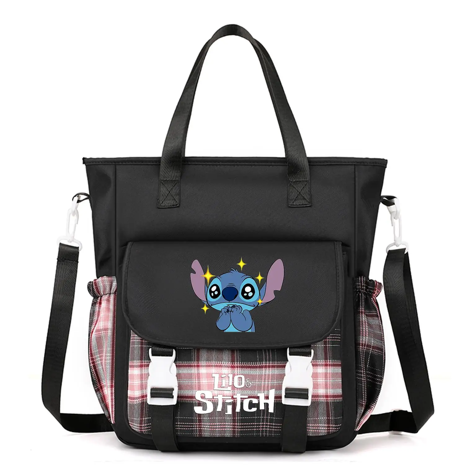 Lilo Stitch Cartoon Handbags Fashion Canvas Shoulder Women Messenger Bag Girls Travel Ladies Cross Bags