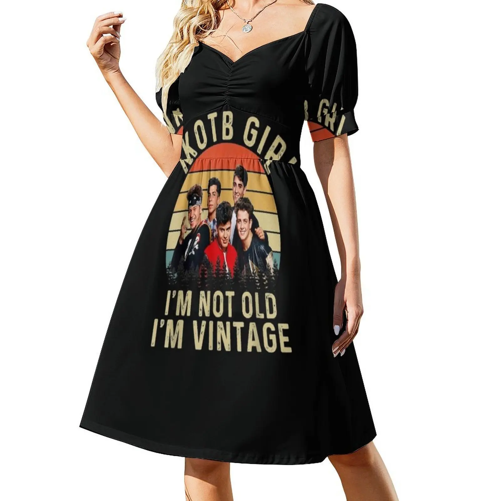 جديد أطفال فتاة أنا لست قديمًا أنا فستان كلاسيكي على الطراز الكوري للنساء فستان كاجوال أنيق للحفلات أو الارتداء اليومي Nkotbs أطفال جديد