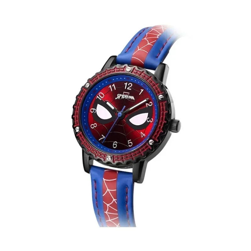 Anime Hero Waterproof Watch Cartoon Spider-Man Luminous Digital Watch Travel Compass Quartz Watch Christmas Kids Gift