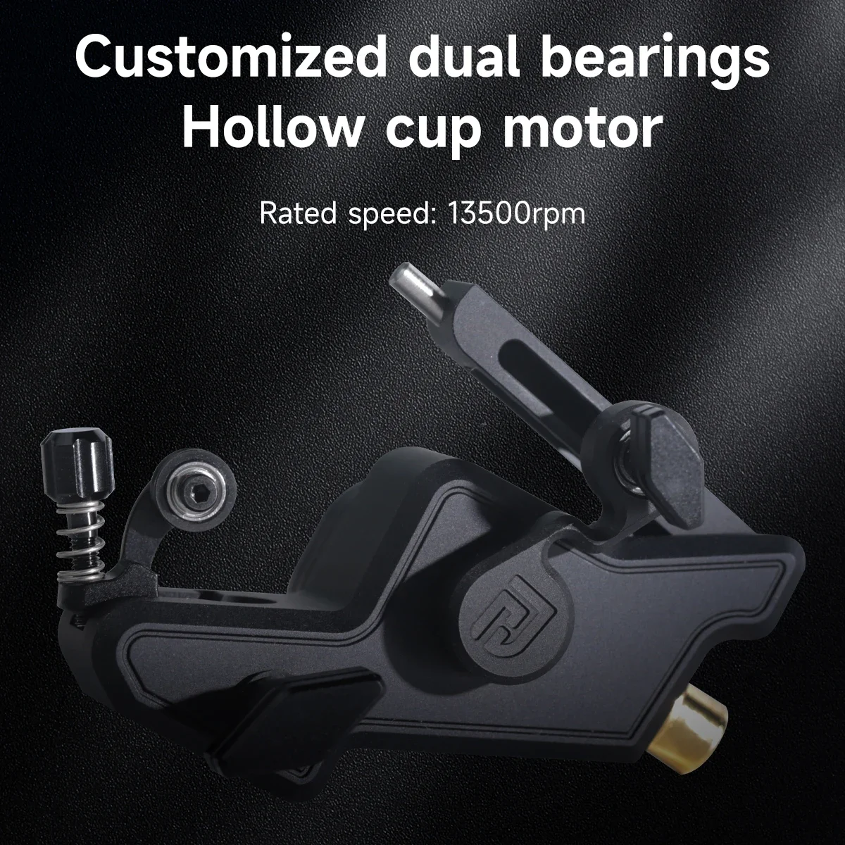 MAMBA Mesin Tato Putar Stroke Dapat Disesuaikan 3.5-5Mm Mesin Tato Liner Shader Motor Kuat Tanpa Biji 135000RPM