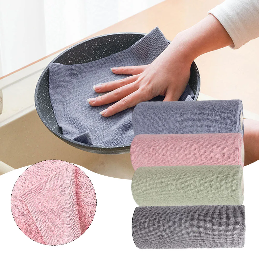 

Kitchen Pot Cleaning Cloth Easy-tear Absorbent Stain Cleaning Cloths For Kitchen