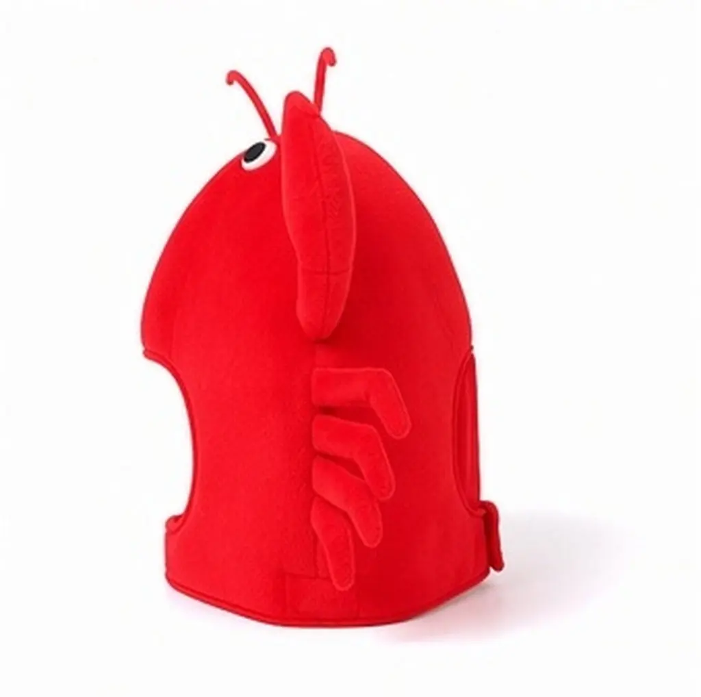 Funny Red Lobster Headband Cute Ocean Animal Hat for Birthday Party Carnival Beach Party Photo Prop Animal Cosplay Hat