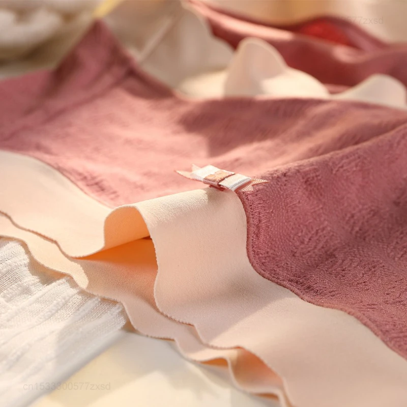 شاومي مشروط القطن سلس الملابس الداخلية ، اليابانية فقاعة السراويل ، الحرير المضادة للبكتيريا الملابس الداخلية ، منتصف الخصر تنفس ، الحلو الدانتيل