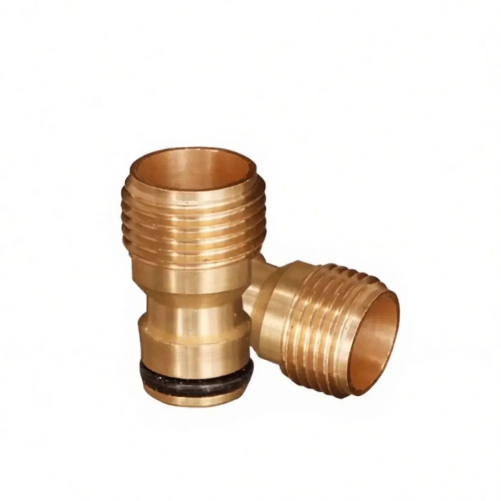 Solid Brass Water Pipe Connector Threaded Hose Adapter Quick Connect Fitting For Faucet Irrigation Watering Tool Parts