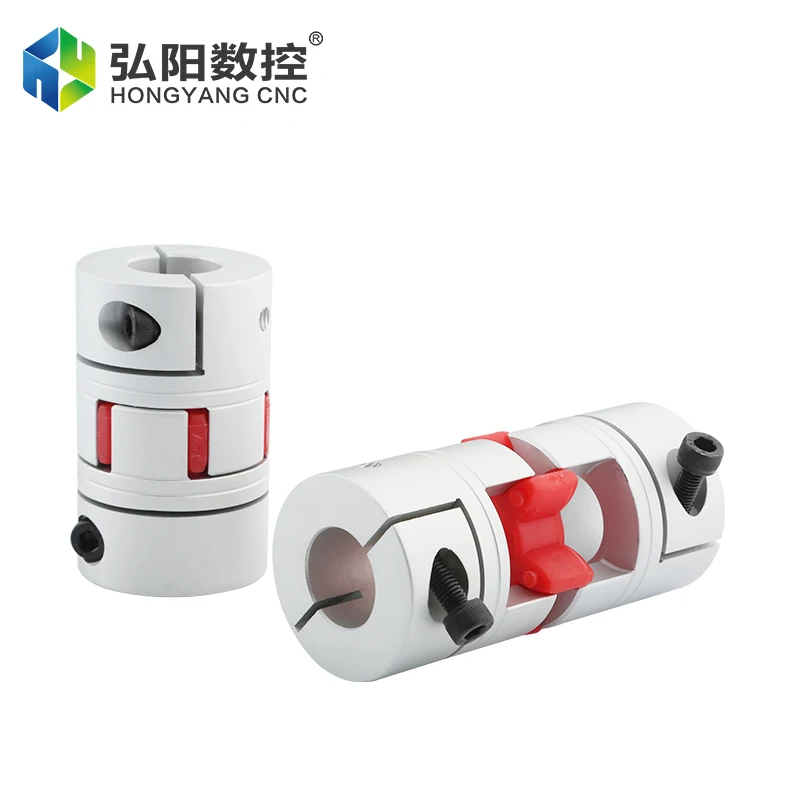 Kopling Plum CNC D40 L50 konektor Motor sekrup enkoder elastis torsi tinggi aluminium 8/10/12/12.7/14/15/16/18/19/20/22mm