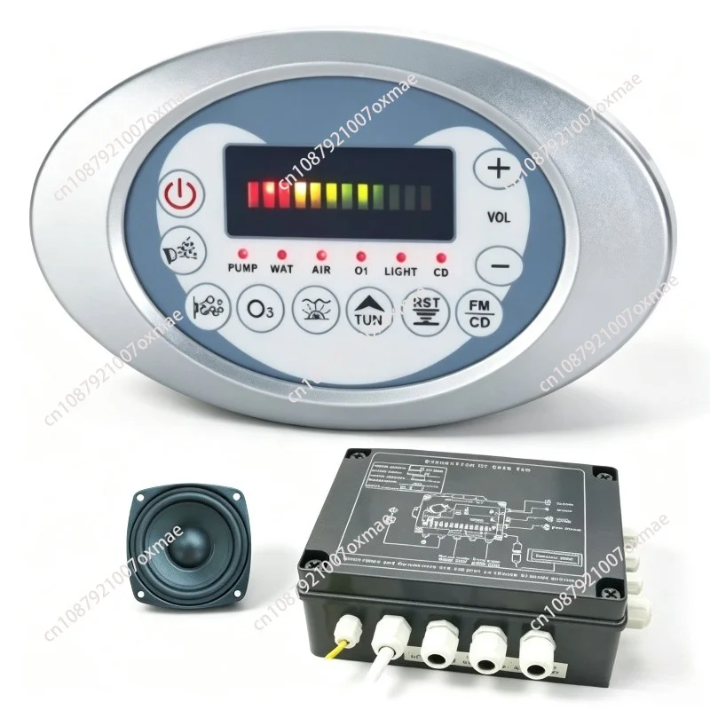 Acrylic Bathtub Thermostatic Radio Bluetooth Fashion Acrylic Bathtub Controller