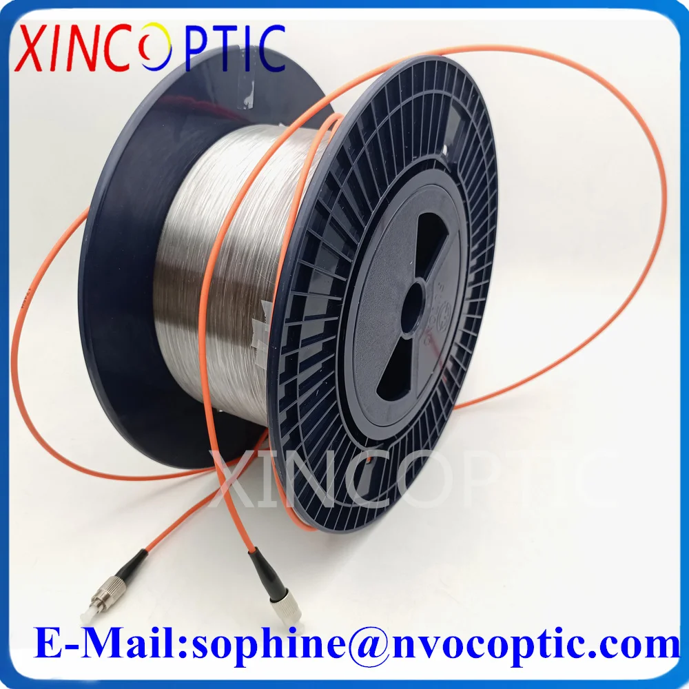 0.5/1/2KM MM OM1 OM2 50/125,OTDR Dead Zone Eliminator,Fiber Rings,500/1000M FC/ST/LC/SC/UPC Fibre Optic Launch Cable Box